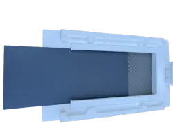 Beehives d. b. 6-frame white high-density polystyrene honeycomb with anti-varroa bottom