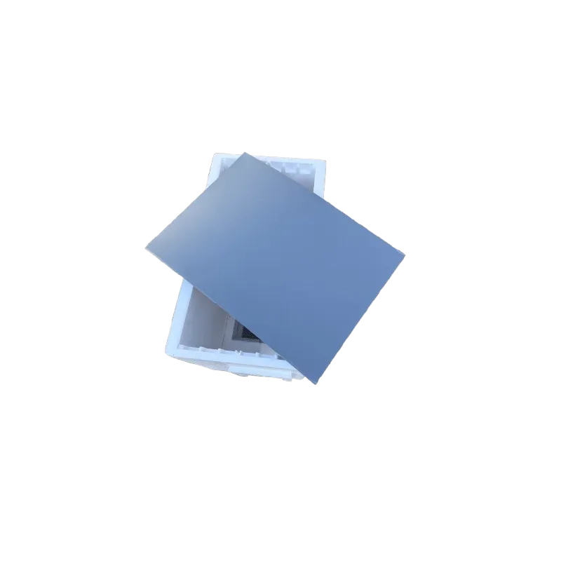 Polystyrene separator for 6-frame hive divided into 2