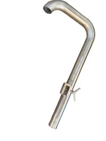 Wide "u" terminal with bracket for honey pump connection pipe