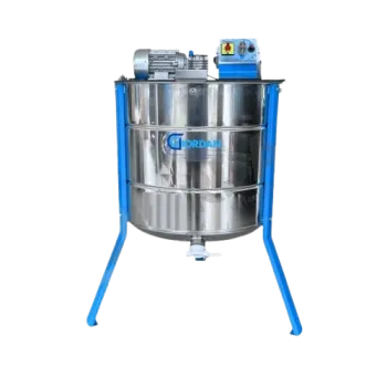 Giordan Radial-Honigschleuder D.B. mit Wechselstrommotor (A.C.), mit Edelstahlkorb für 20 Honigraumwaben