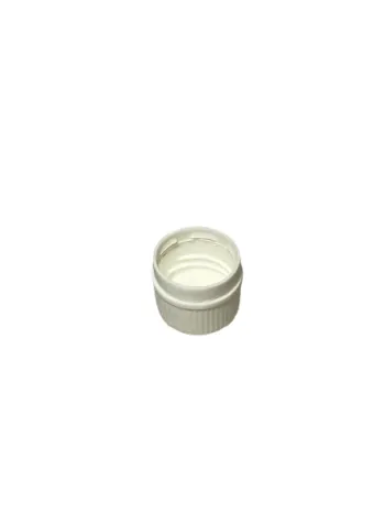 Bottiglia  in vetro bianco da 50 ml con tappo in plastica