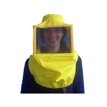 Maschera a cappello quadrata con rete zincata verniciata,tela di cotone