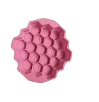 Stampo per sapone in silicone - esagoni con api