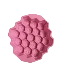 Stampo per sapone in silicone - esagoni con api