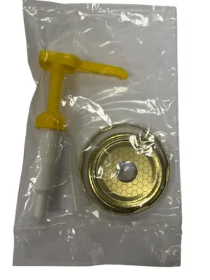 Dosamiele dispenser per vaso miele da 500 g e 1 kg con capsula alveare