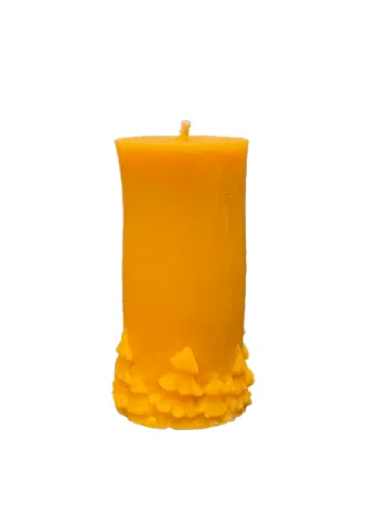 Vela grande de cera de abeja