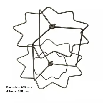Cage de panier en acier inoxydable pour extracteur de miel en alliage radialnove