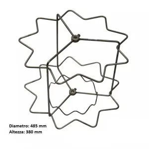 Cage de panier en acier inoxydable pour extracteur de miel en alliage radialnove