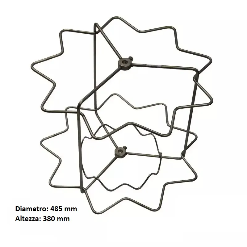 Cage de panier en acier inoxydable pour extracteur de miel en alliage radialnove