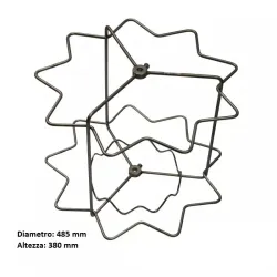 Cage de panier en acier inoxydable pour extracteur de miel en alliage radialnove