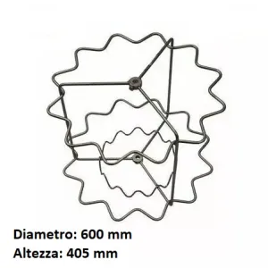 Stainless steel radial 12 zander alloy Extractor cage
