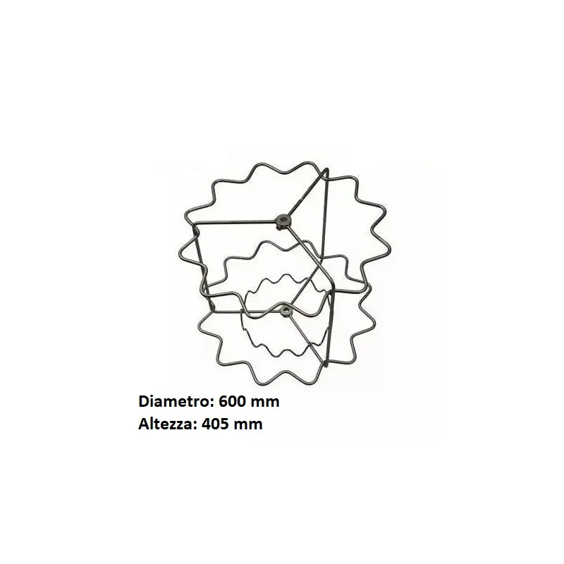 Radialer Honigschleuderkäfig aus rostfreiem Stahl mit 12 Zanderlegierung