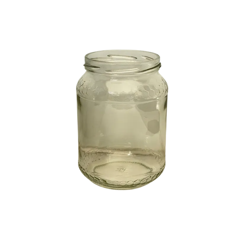 Tarro de cristal Regina para miel 1000 g TO 82 - 770 ml solo vidrio