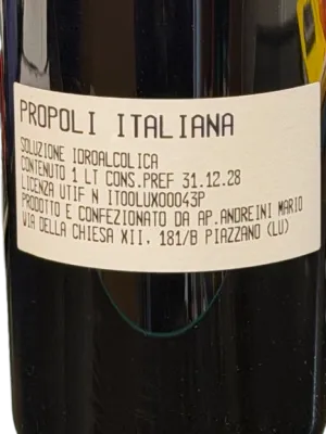 Tintura alcoolica di propoli - 1L