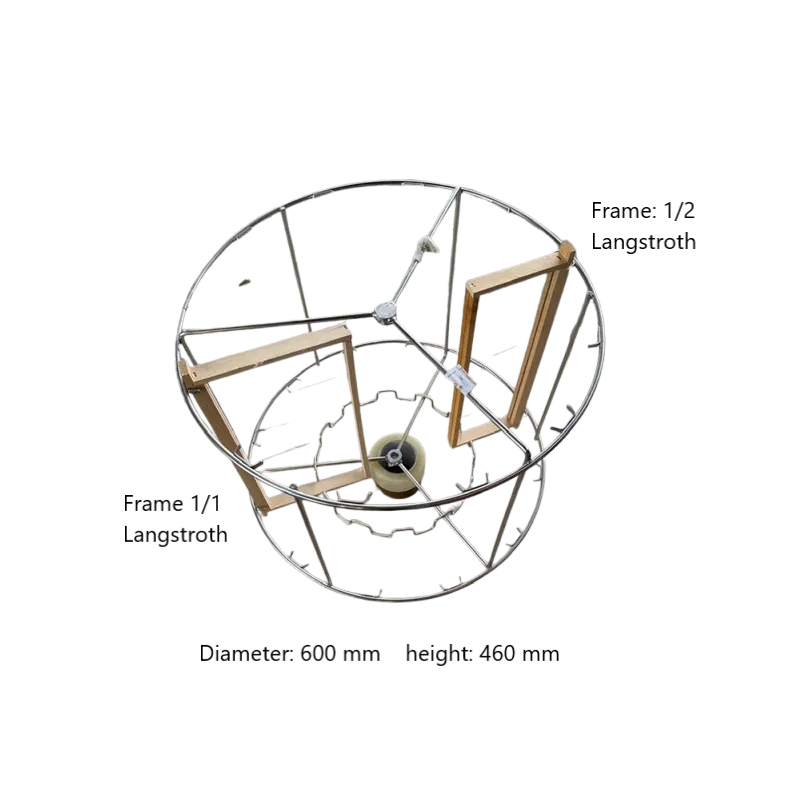 Panier en acier inoxydable pour l'extracteur radial de miel langstroth à 12 cadres