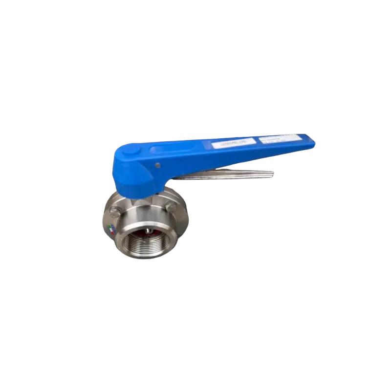 Rubinetto valvola a farfalla in acciaio inox F/F - ø 40mm