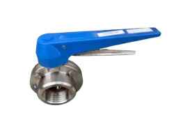 Rubinetto valvola a farfalla in acciaio inox F/F - ø 40mm