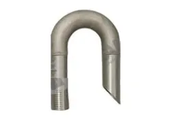 Terminale a "u" stretto Ø 50 mm per tubo attacco pompa miele