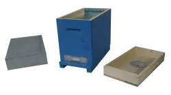 Arnia d.b. cubo da 6 favi in legno con laterali in polistirene