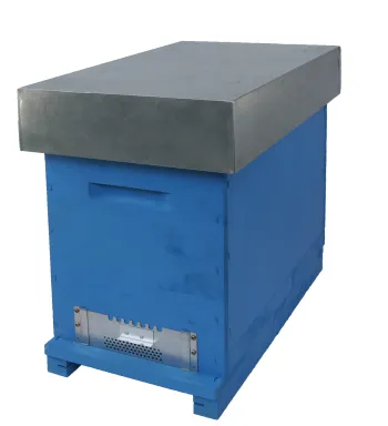 Arnia d.b. cubo da 6 favi in legno con laterali in polistirene