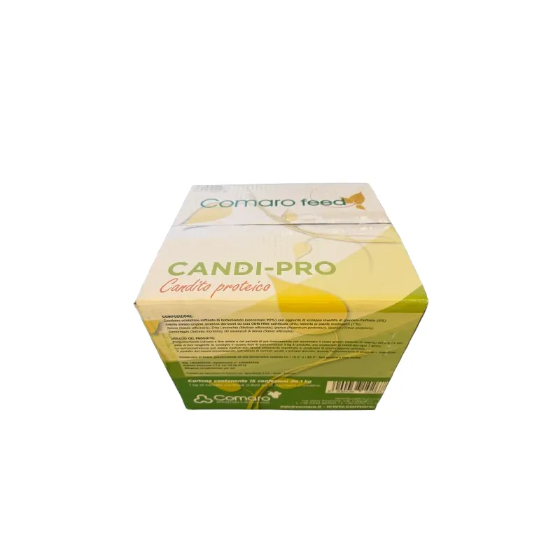 Candi-pro candito proteico mangime complementare per api con estratti di piante officinali - Scatola da 15 Kg (Conf. 1 Kg)