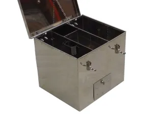 Valigetta porta attrezzi in inox per apicoltore