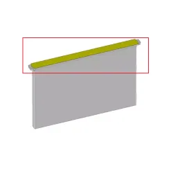 Polypropylene (PP) top cap for pocket feeder