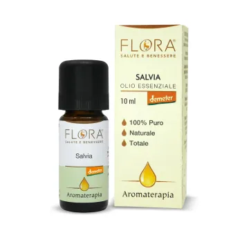 Olio essenziale Salvia Demeter - bio - 10ml - Flora