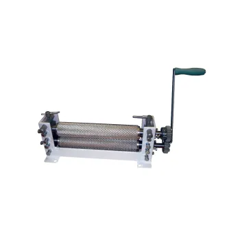 Molino de facetado de rodillos manual para la producción de láminas de cera