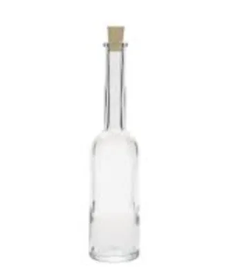 Botella de vidrio blanco de cuello largo 200 ml