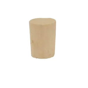 Weißglas-Pyramidenflasche 200 ml mit Korken