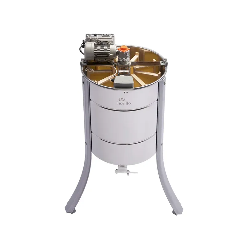 Motorized radial Loto honey extractor for 9 super frames