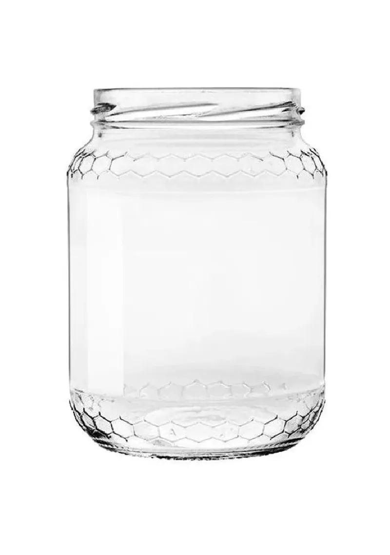 Pot en verre Regina pour miel 1000 g à 82 - 770 ml (verre uniquement)