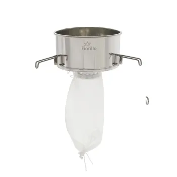 Filtre de petite trémie en acier inoxydable avec sac en nylon pour déchiqueteuses 50-100 kg