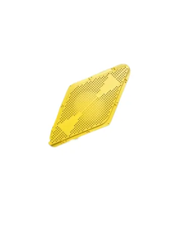 Lozenge bee escape for plastic bee escape board
