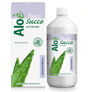 Aloe vera pur au jus de myrtille 1 litre