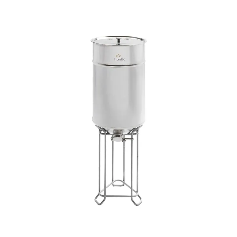 Maturateur en acier inoxydable Zero de 50 kg avec robinet en acier inoxydable