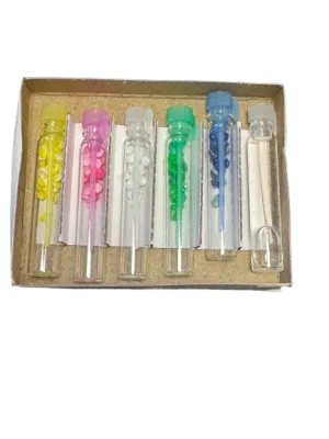 KIT opal colored phosphorescent plates for queen bees + glue