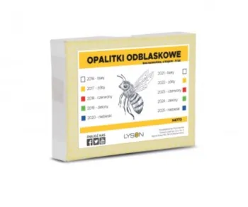 KIT opalfarbene phosphoreszierende Platten für Bienenköniginnen + glue