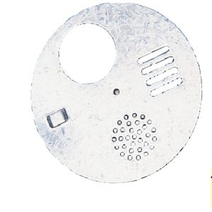 Drehverschluss aus verzinktem Blech mit 4 Positionen zum Verschließen des Fluglochs an Beuten