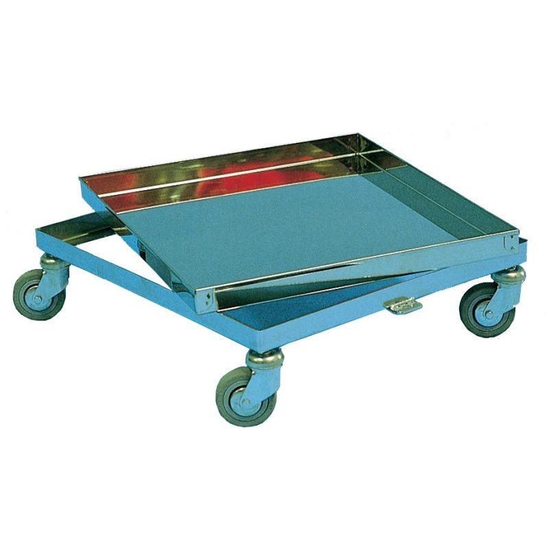 TROLLEY FOR SUPERS D.B. FROM 10 HONEYCOMBS WITH STAINLESS STEEL TRAY