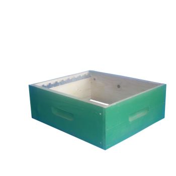 Honey super for beehive d.b. 10 honeycomb in painted wood