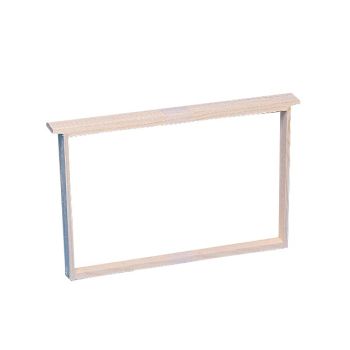 Mounted and drilled nest frame for d. b. beehives.