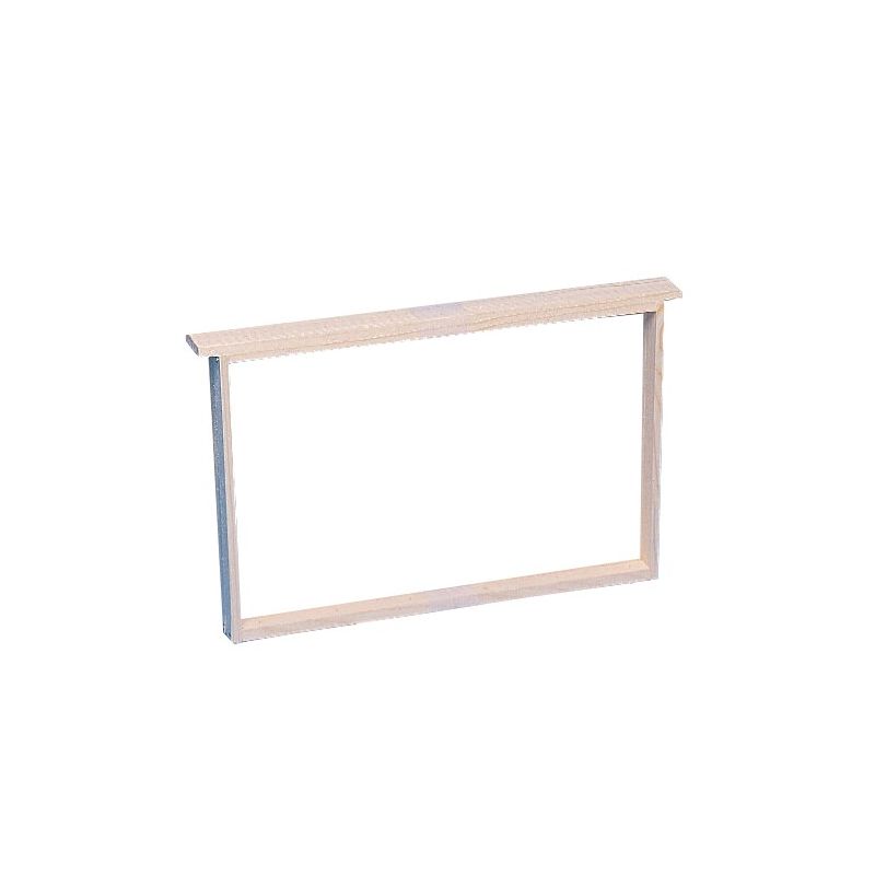 Montiertes und gelochtes Brutraum-Rähmchen für Dadant-Blatt-Beuten (ohne Draht)