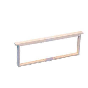 Montiertes und gelochtes Honigraum-Rähmchen für Dadant-Blatt-Beuten (ohne Draht)