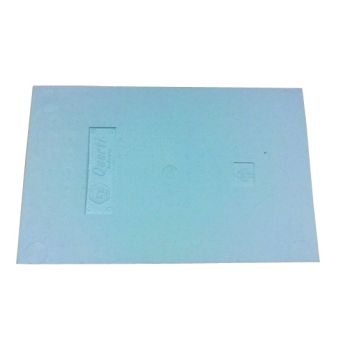 Trennplatte aus hochdichtem Polystyrol zum Einlegen in den Brutrahmen.