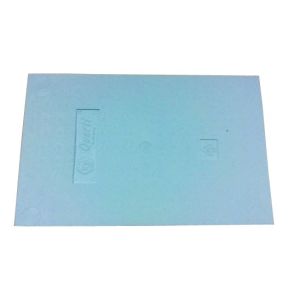 Trennplatte aus hochdichtem Polystyrol zum Einlegen in den Brutrahmen.