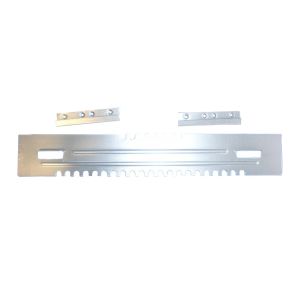 Edelstahl-Schiebeflugloch mit Zahnung für Sommer/Winter, 380 mm