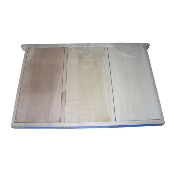 Dadant Blatt Campero-Rähmchen mit 3 Segmenten und 3 Holzleisten