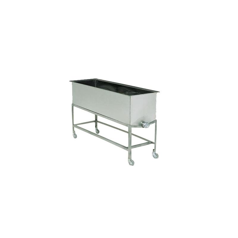 D.B stainless steel TABLE for professional uncapping of 156x48x47 cm tank